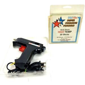 Crafty Hot Melt Glue Gun by Ad-Tech Lot And 20+ Hot Melt Glue Sticks Kit